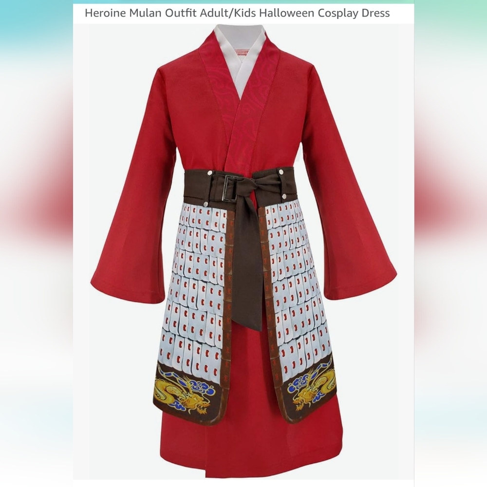 Mulan Warrior Costume szM
